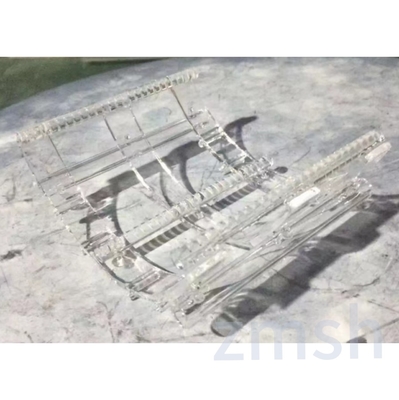 4 Inch 6 Inch High Purity Quartz Crystal Boat SiO2 Wafer Diffusion Processing High Temperature Resistance