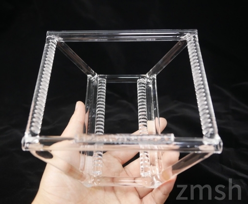 4 Inch 6 Inch High Purity Quartz Crystal Boat SiO2 Wafer Diffusion Processing High Temperature Resistance