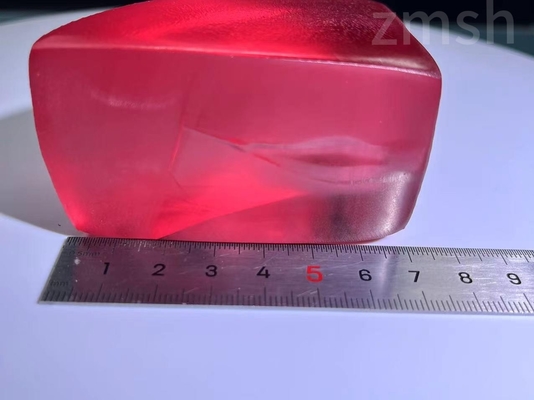 CZ Method Red Sapphire Crystals For Wristwatch Colorful Sapphire