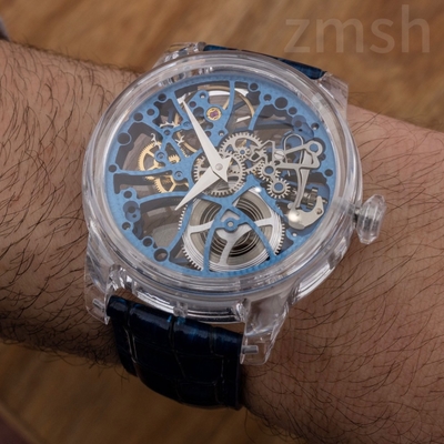 Al2O3 Sapphire Watch Case Transparent Classical Circle AR-coating