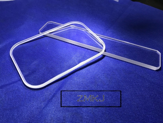 Square Rectangle Sapphire Optical Windows , Single Crystal Glass For LED Chip
