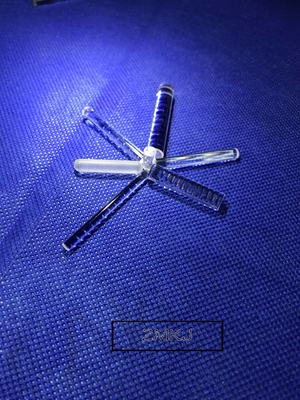 Surface Polished Synthetic Sapphire Rod , Sapphire Ingot High Dielectric Constant