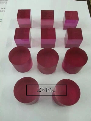 Wearable Synthetic Ruby Custom Shape Red Titanium Sapphire Laser Crystals