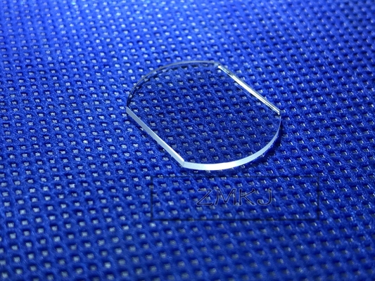 Al2O3 Crystal Sapphire Cover Glass Double Side Polished Customized Shape