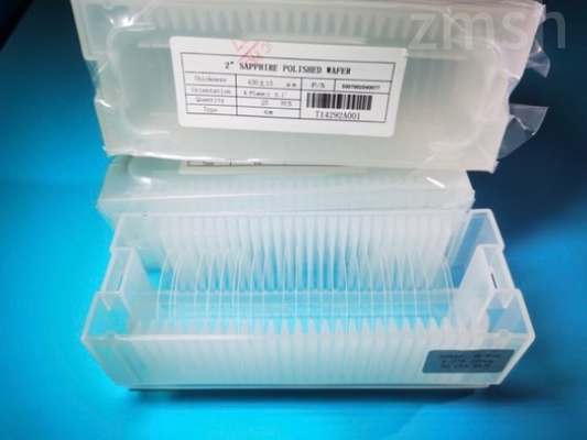 2inch Sapphire Substrate Wafer High Purity Al2O3 99.999% DSP Diameter 50.8mm