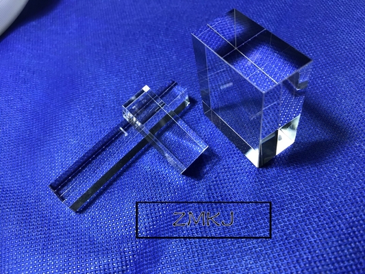 6 Side Sapphire Parts Al2O3 Single Crystal Optical Block High Hardness 9.0
