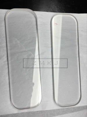 Rectangle C Axis Sapphire Optical Glass Lens Customized Shape For Protective Glass