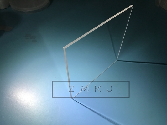 120 X 120mm Fused Quartz Plate Customized Square Shape For Electronic Light