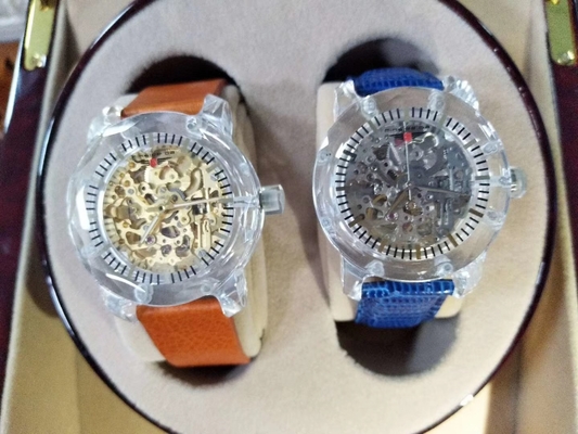 Transparent Watch Case Sapphire Cover Glass Wear Resistance Polished Surface