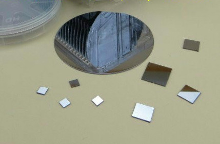 Test Grade Monocrystalline Silicon Wafer , High Resistivity Silicon Wafer