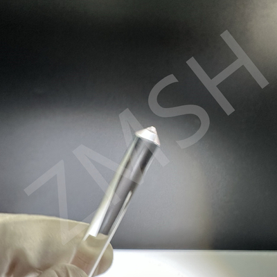 Sapphire Parts Crystal Optical Cylinder Lens Hardness 9.0 High Light Transmittance Customized