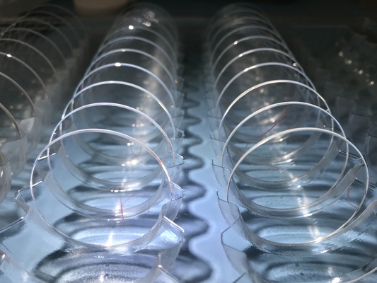 Wear Resistant Scanner Sapphire Cover Glass , Optical Glass Lens Low Distortion