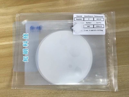 Dia 103mm C - Axis Sapphire Optical Windows Single Side Polished Customized Size