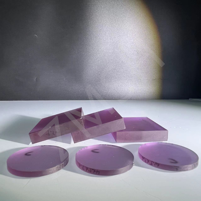 Sapphire Optical Windows Violet Windows High Performance Hardness Transparent Watch Glass Surface Polished