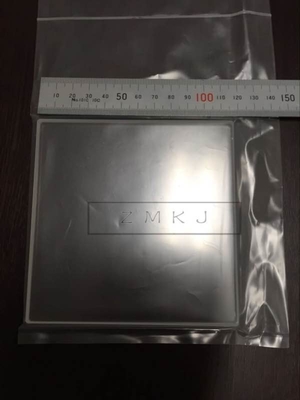116x116mm Square Sapphire Optical Windows , Sapphire Crystal Glass 8mm Thickness