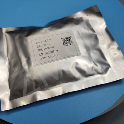 InAs Wafer Doped Zn 2 Inch Indium Arsenide Wafer Dia 50mm Thickness 500um <100> Customized