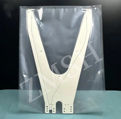 Alumina Ceramic Fork Hand High-precision Machining Ceramic Manipulator High hardness Corrosion Resistance