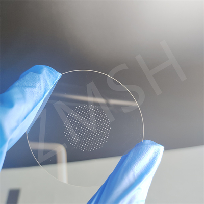 2inch Sapphire Wafer With Hole C-Plane Al2O3 Monocrystalline 9.0 Hardness