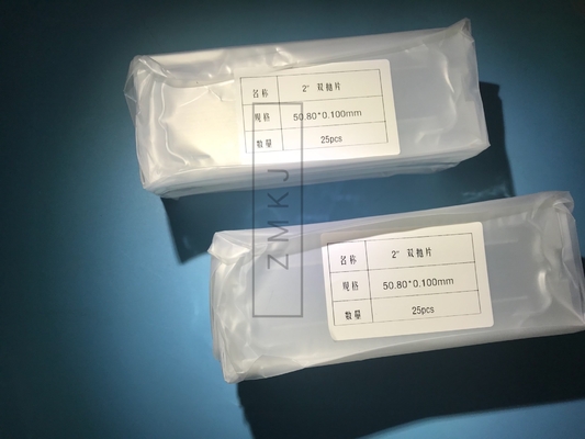 Optical Glass Sapphire Substrate 2 Inch 0.1mm 0.175mm Thickness Wafers For DSP
