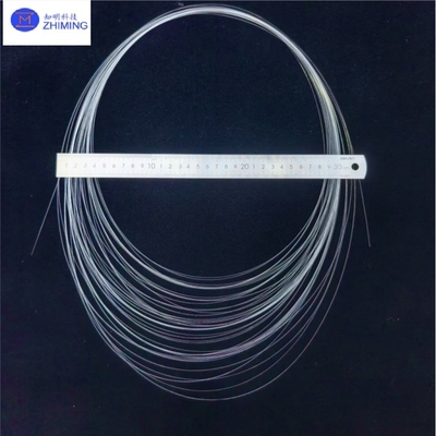 YAG Fiber Crystal Light Brazing Transmittance 80% 25μm 100μm For Optical Brazing Sensors