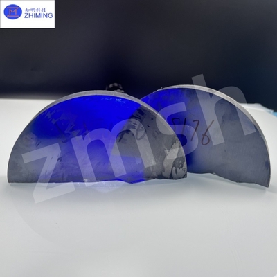 Artificial Colored Gemstones Moissanite SIC Raw Materials Rough Royal Blue Less Bubbles High Gloss