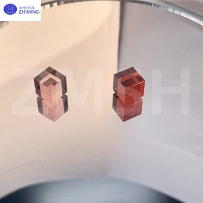 Sakura Pink Lab-Grown Gemstone Raw Colored Sapphire Material High transparency