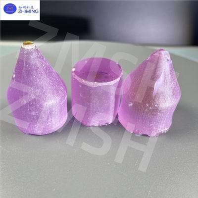 YAG Yttrium Aluminum Garnet Lab Grown Free Cut Purple Sapphire Crystal Gemstone Material Dope Neodymium Ions