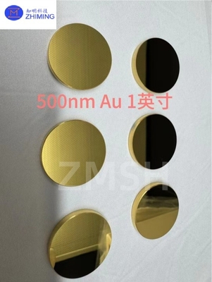 Si Gold Plated Silicon Wafers 2inch 4inch 6inch 8inch Metal Coating Materials Au