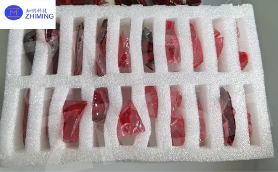 Lab Sapphire Padparadscha Gemstone Cut Popular Pink-orange Color Jewelry Designs