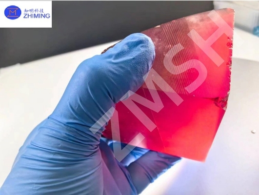 Lab-grown Rough Sapphire Uncut  Pink-orange Paparadscha Al2O3 Single Crystal High Hardness