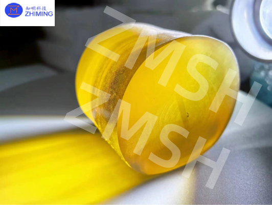 Artificial Colored Gemstones Rough Lemon Yellow Shape Free Cut High Quality Less Bubbles Used As A Raw Material For Jewelry