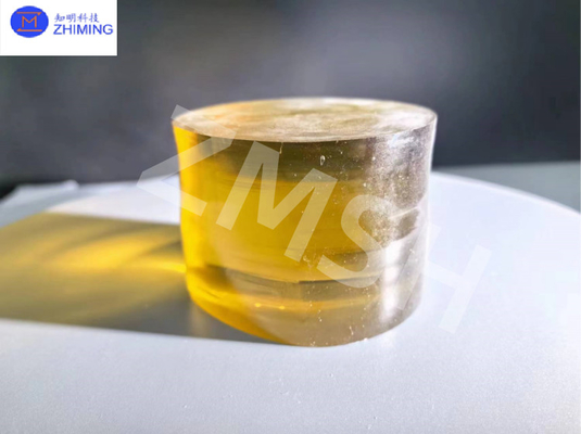 Artificial Colored Gemstones Rough Lemon Yellow Shape Free Cut High Quality Less Bubbles Used As A Raw Material For Jewelry