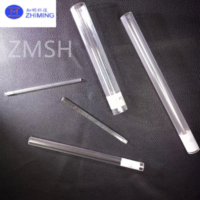 Sapphire AL2O3 Tubes NMR Nuclear Magnetic Resonance High Hardness Transparent Polished Customization