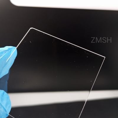 Transparent Sapphire Optical Window Substrate Single Crystal Al2O3 99.999% Cut Custom IR Window