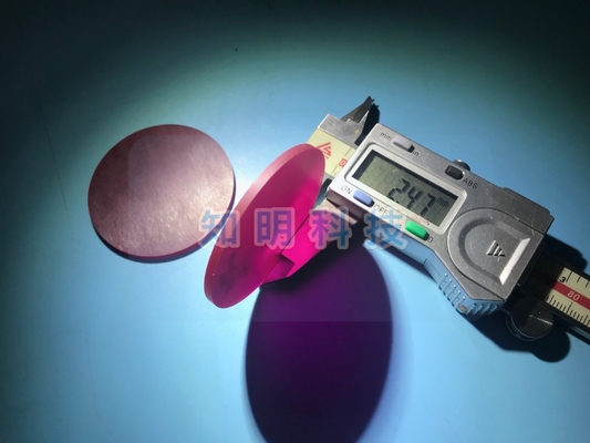 Cr+ Al2O3 Sapphire Wafer Sapphire Crystal Glass Lens Doped Titanium