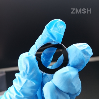 Sapphire Optical Window Components High Precision Transparent Glass Protection Window gold plating