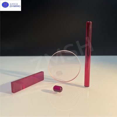 Ruby Rods / Glass Ball / Optical Window / Prism Ruby Optical Element Laser Rod Titanium Sapphire Laser Crystal