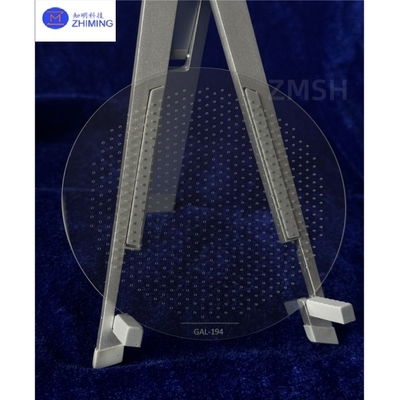TGV Sapphire Wafer Perforated Glass Substrate Through Glass Via  TGV Customized