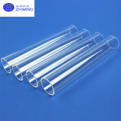 Customizable Sapphire Tubes KY Method , 4"  Polished unti-scratching High Hardness