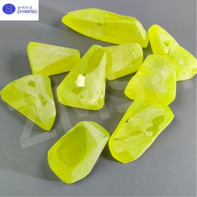High-Purity Laboratory Grown YAG Crystals Gemstones In Yellow For Jewelry Applications