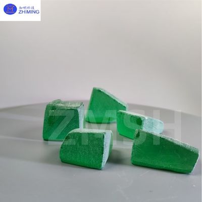 Synthetic Colored Gemstone YAG Crystals Emerald Green Freeform Cutting For Luxury Jewelry