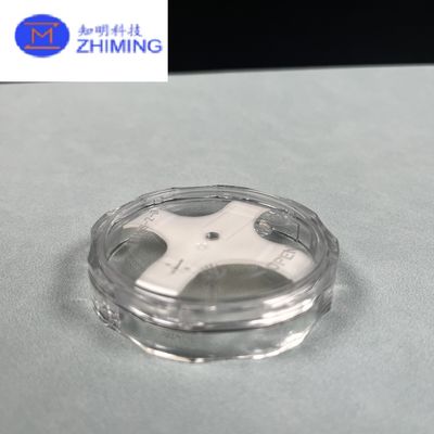Single-piece Horizontal Wafer Packaging Box 1"-12" PP PC Wafer Transporter With Foam Cushion