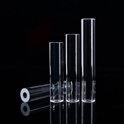 High Temperature Resistant Quartz Glass Tube Thick Wall Transparent Corrosion Resistant Glass