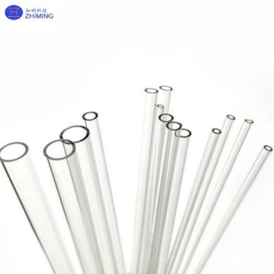 Transparent Quartz Capillaries Large Bore / Small Bore Irregular Glass Tubing