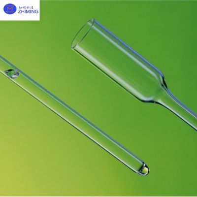 Transparent Quartz Capillaries Large Bore / Small Bore Irregular Glass Tubing