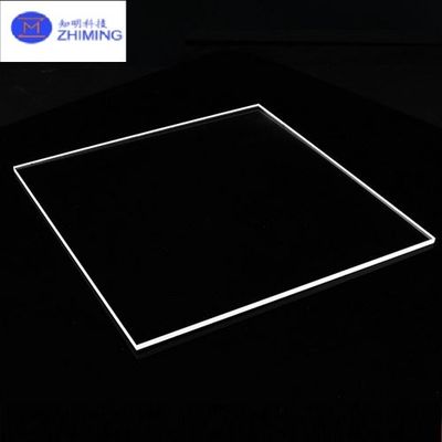 High Temperature Corrosion Resistant Window Square Shaped Quartz Glass Plates JGS1/JGS2