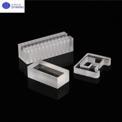 ​​High Purity Quartz Glass Plate With Laser-Drilled Custom-Shaped Through-Holes​​