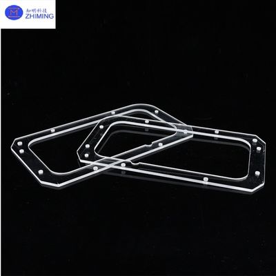 ​​High Purity Quartz Glass Plate With Laser-Drilled Custom-Shaped Through-Holes​​