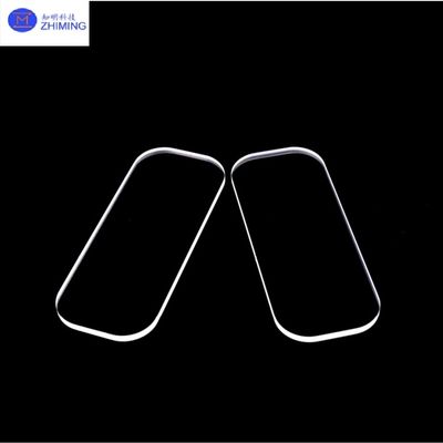 Quartz Glass Optical Windows JGS1/JGS2 Grade Coating Optional 8.2mm Thickness