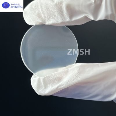 High-Purity Fused Silica Window Quartz Crystal Glass Diameter 35.04mm Thickness 2.95mm